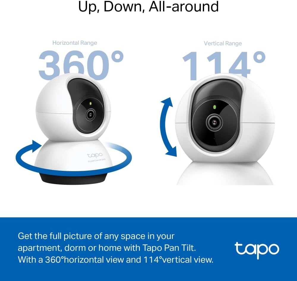 Caméra Surveillance WiFi intérieure 2k + Détection de personne