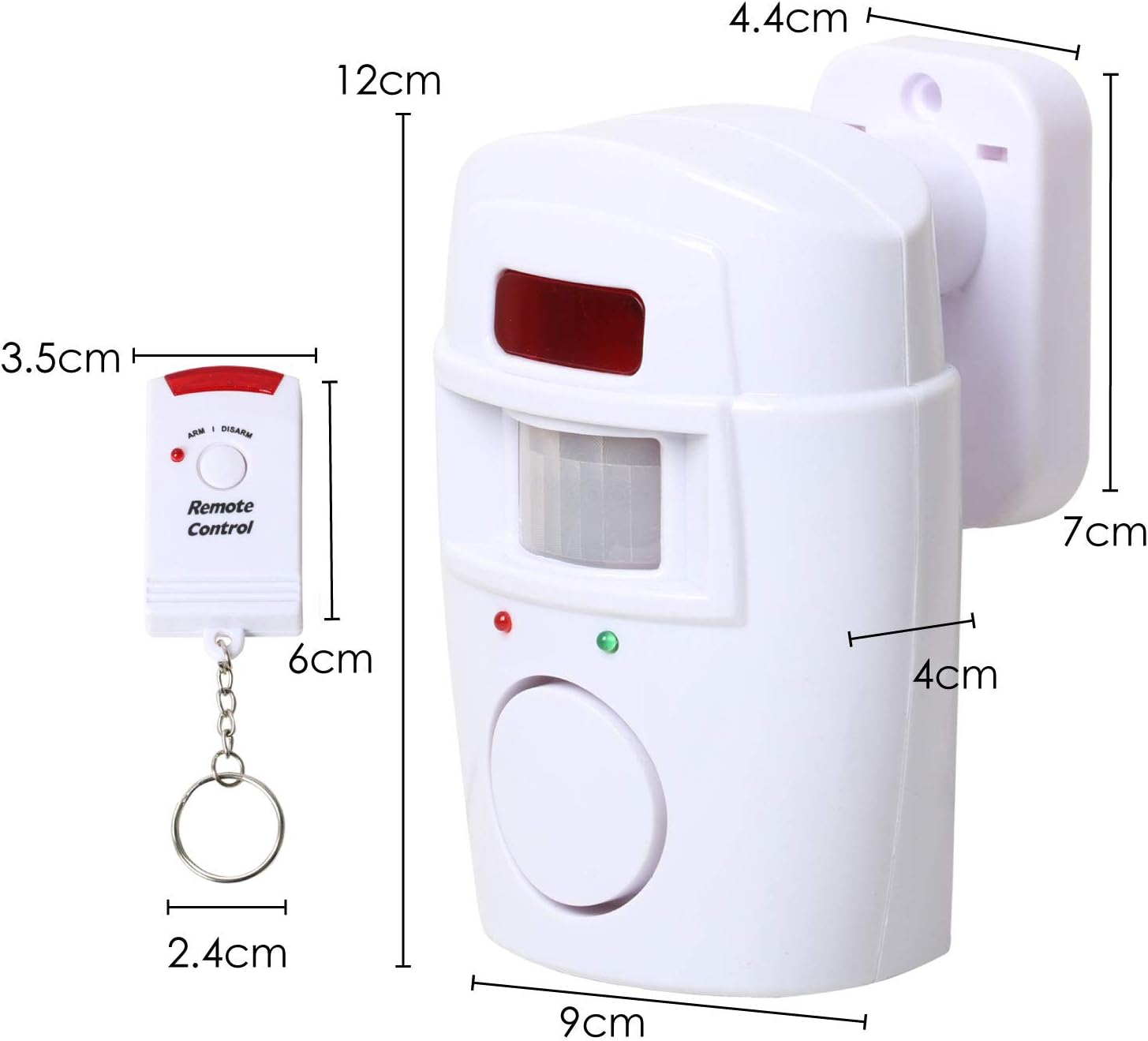 Alarme et Télécommandes à Piles pour Détection de Mouvement