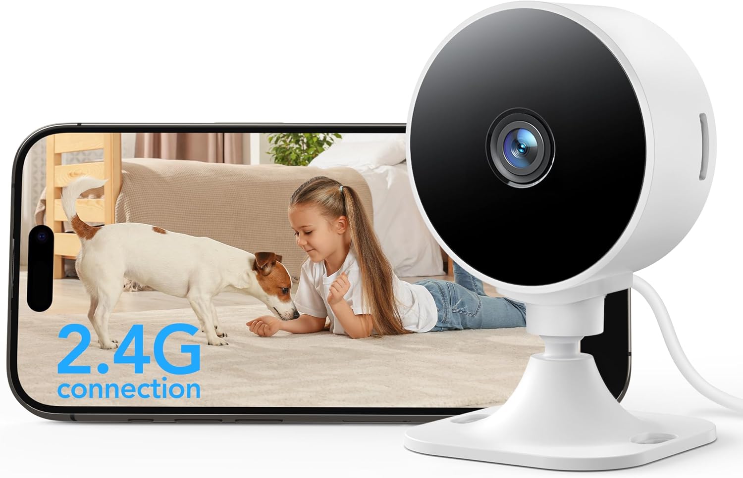 Caméra Surveillance WiFi Intérieure 1080P