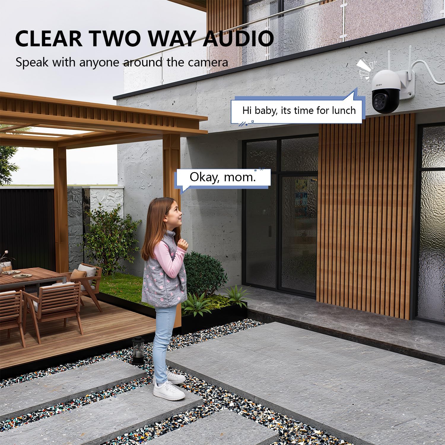 Kit Camera Surveillance WiFi Exterieure - Disque Dur 1To - Système Videosurveillance