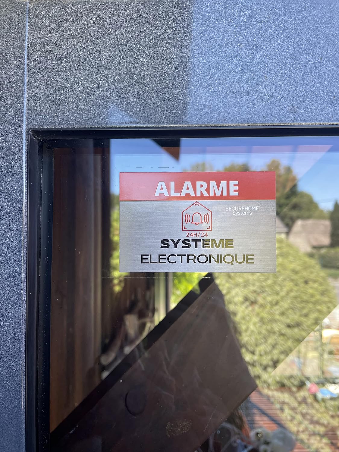 Lot de 8 autocollants - Effet dissuasifs