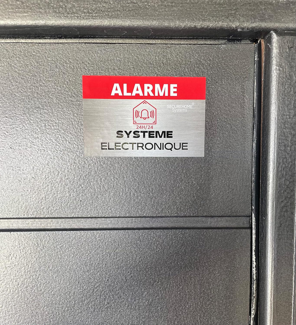Lot de 8 autocollants - Effet dissuasifs