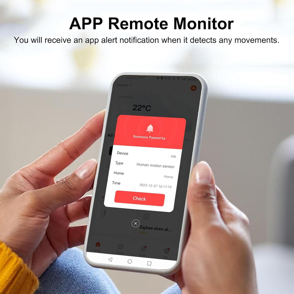 Détecteur de mouvement WiFi - Intelligent