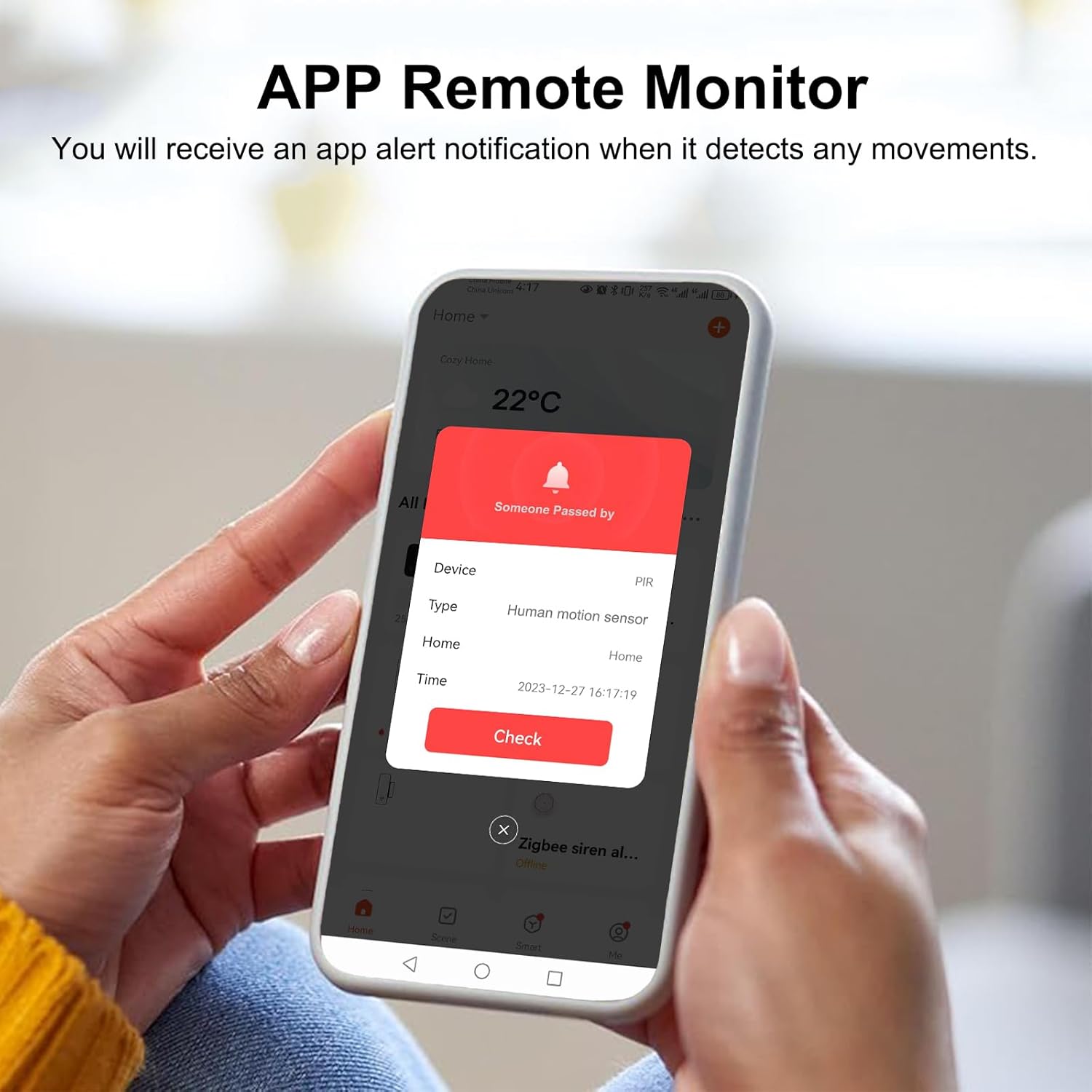 Détecteur de mouvement WiFi - Intelligent